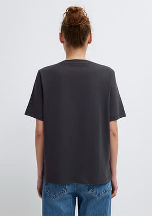  - M1613907-70087 Kadın Siyah Baskılı T-Shirt - 2
