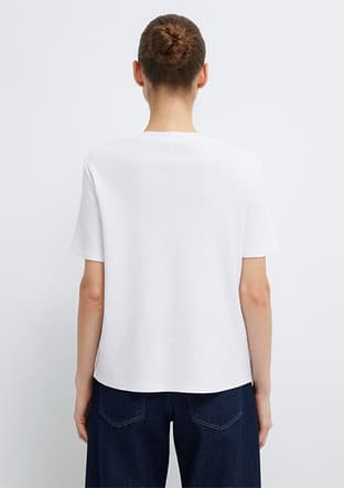  - M1612916-620 Kadın Beyaz Basic T-Shirt - 2