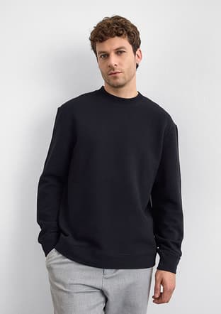 B35W12007 Erkek Siyah Sweatshirt - 1