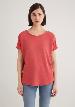  - M167311-71102 Kadın Pembe Kısa Kol T-Shirt - 1