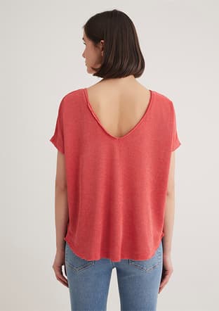  - M167311-71102 Kadın Pembe Kısa Kol T-Shirt - 2