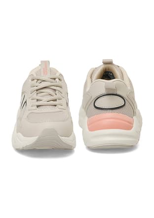 A10193214312010 Kadın Bej Sneaker - 4