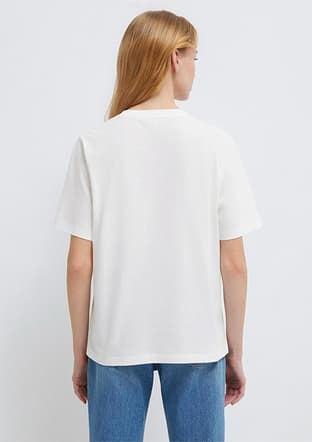  - M1614093-70057 Kadın Beyaz Baskılı T-Shirt - 2