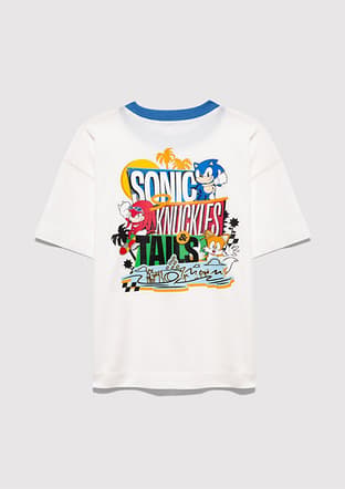  - M6610432-70057 Erkek Çocuk Beyaz Baskılı T-Shirt - 4