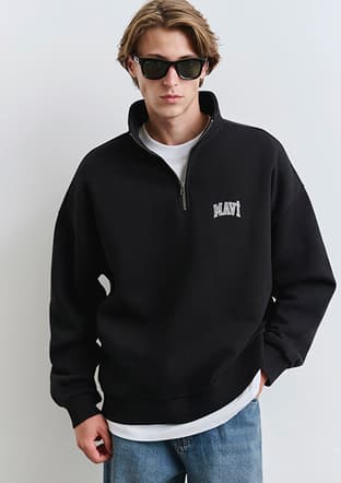 M0S10208-900 Erkek Siyah Sweatshirt - 3