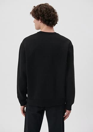 M0611716-900 Erkek Siyah Sweatshirt - 2