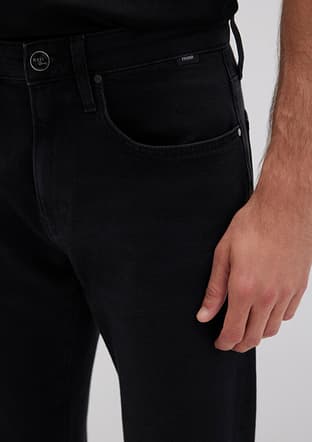 M0035190822 Erkek Siyah Jean Pantolon - 3