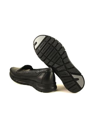29423-G Zenne Ayakka Kadın Siyah Casual Ayakkabı - 2
