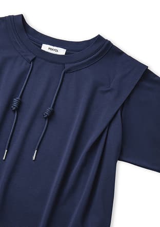 Is1250070253 Kadın Lacivert T-shirt - 2
