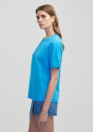 Is1250070261 Kadın Mavi T-shirt - 2