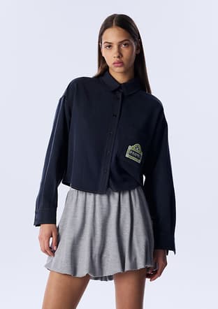 Ts1250025209 Kadın Lacivert Gömlek - 1