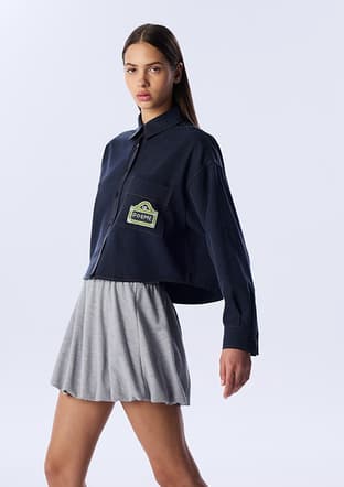 Ts1250025209 Kadın Lacivert Gömlek - 2
