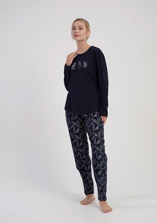 5031690023 Kadın Lacivert Pijama - 1