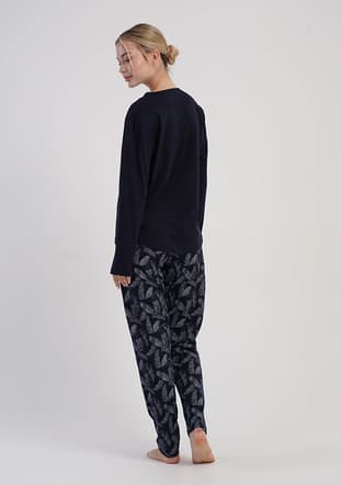 5031690023 Kadın Lacivert Pijama - 2