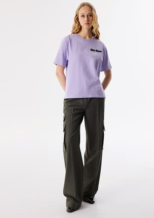Ts1250070089 Kadın Mor T-shirt - 2