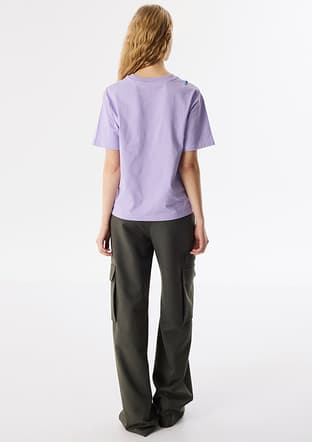 Ts1250070089 Kadın Mor T-shirt - 3