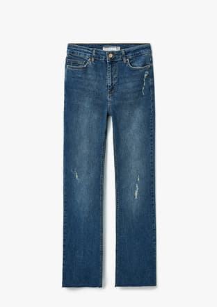 5Sal40049Md Kadın Lacivert Jean Pantolon - 3