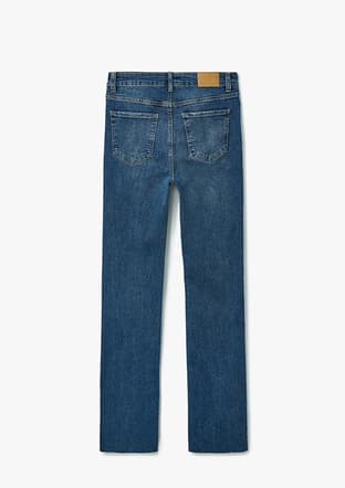5Sal40049Md Kadın Lacivert Jean Pantolon - 4