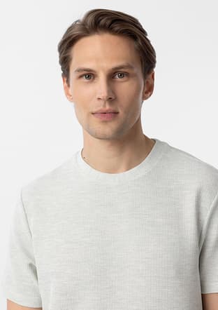 Ts1014000418 Erkek Yeşil O Yaka T-shirt - 3