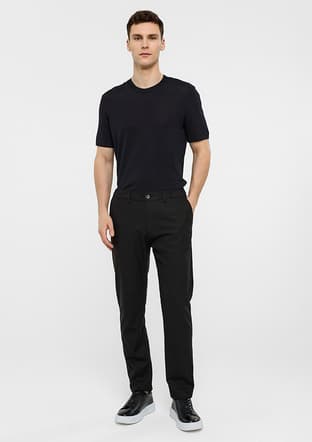 B33T30012 Erkek Siyah Pantolon - 1