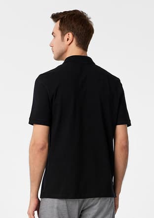 Ts1014000452 Erkek Siyah Polo Yaka T-shirt - 2