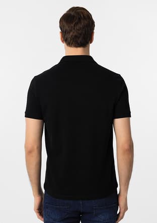 Ts1014000410 Erkek Siyah Polo Yaka T-shirt - 2