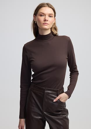 Iw6240070156 Kadın Kahverengi T-shirt - 1