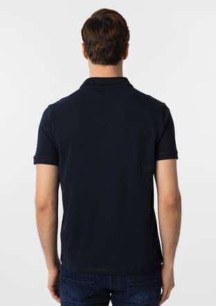 Ts1014000410 Erkek Lacivert Polo Yaka T-shirt - 2