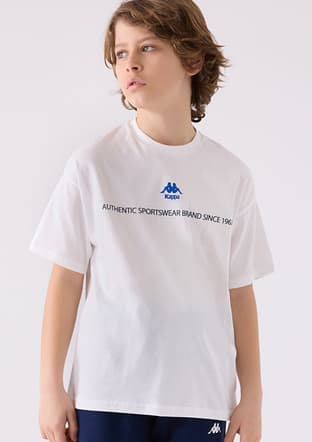 341Z1Qw Erkek Çocuk Beyaz Bisiklet Yaka T-shirt - 2