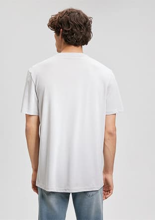M0610309-80618 Erkek Gri Baskılı T-shirt - 3