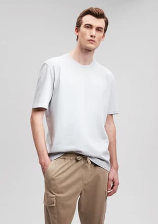 M0611924-70802 Erkek Mavi T-shirt - 1
