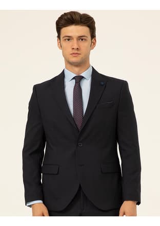 Tk1000400372 Erkek Lacivert Takım Elbise - 2