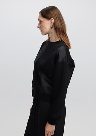 Iw6250091022 Kadın Siyah Sweatshirt - 2