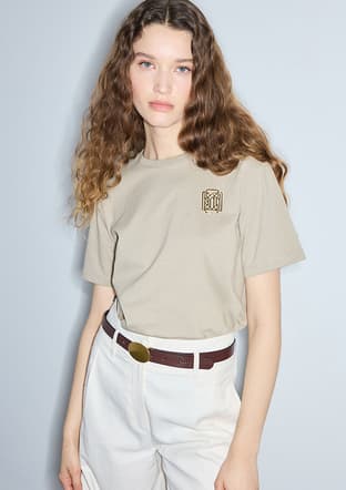 Is1260070244 Kadın Yeşil Baskılı T-shirt - 4