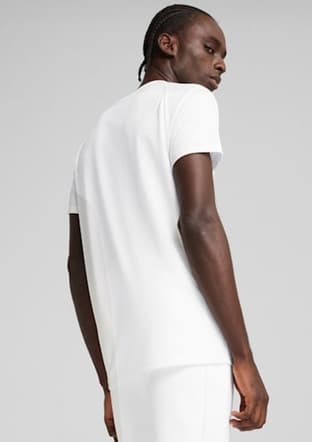 68461102 Unisex Beyaz Bisiklet Yaka T-shirt - 2