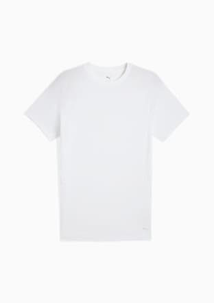68461102 Unisex Beyaz Bisiklet Yaka T-shirt - 3