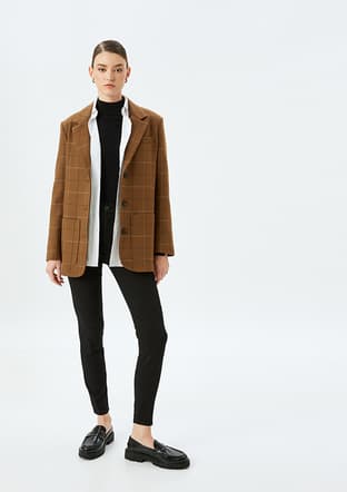 5Sal40033Md Kadın Siyah Jean Pantolon - 1