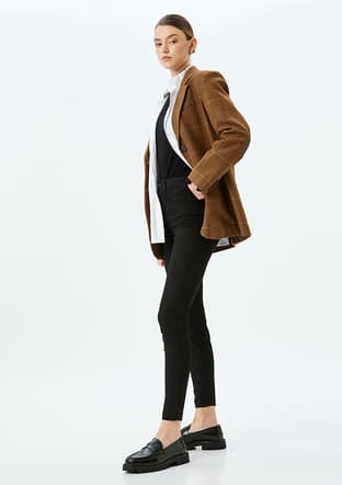 5Sal40033Md Kadın Siyah Jean Pantolon - 2