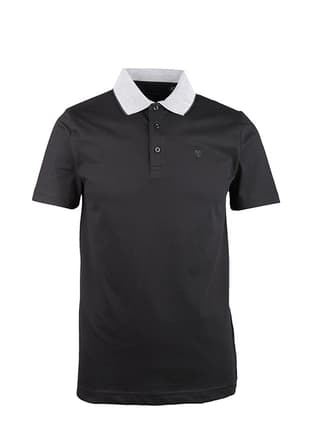 2417066 Erkek Siyah Polo Yaka T-shirt - 1