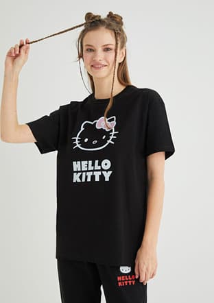 Roz-20 Kadın Siyah Pijama - 2