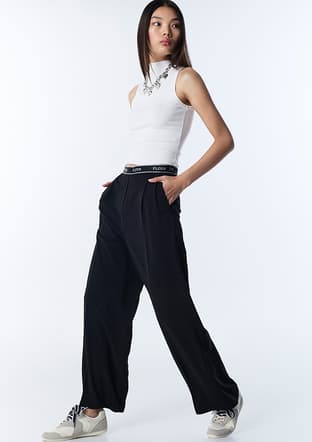 Ts1260003139 Kadın Siyah Pantolon - 2