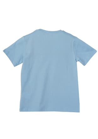 9208 Erkek Çocuk Mavi T-shirt - 2