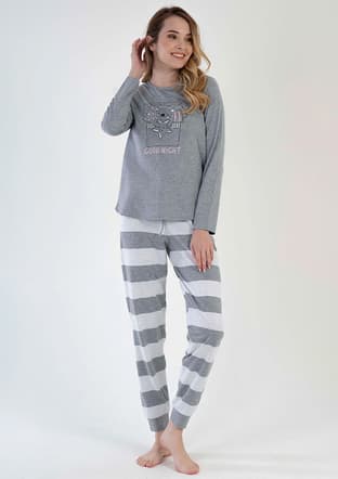 3031530000 Kadın Gri Pijama - 2