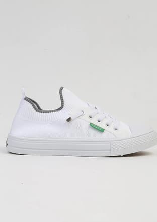 Bnı-10233 Kadın Beyaz Sneaker - 1