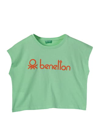 9259 Kız Çocuk Yeşil T-shirt - 1