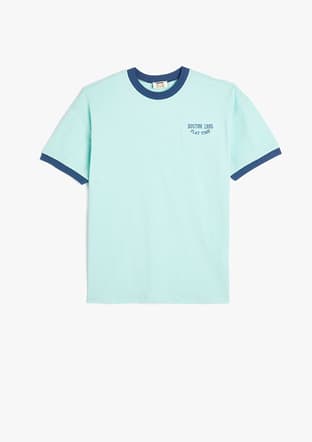 4Skb10265Tk Erkek Çocuk Yeşil Bisiklet Yaka T-shirt - 1