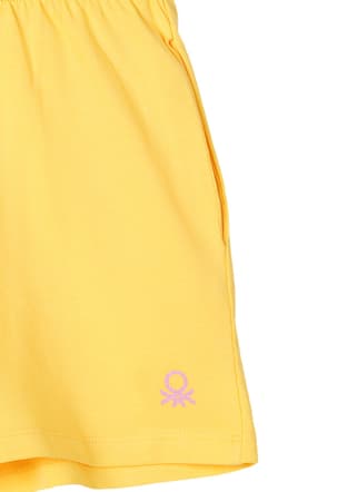 9278 Kız Çocuk Sarı Şort - 3