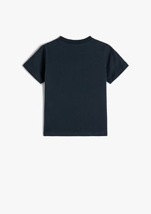 4Smb10065Tk Erkek Çocuk Lacivert T-shirt - 2