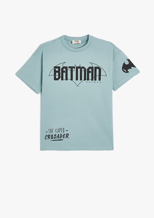 4Skb10315Tk Erkek Çocuk Yeşil Baskılı T-shirt - 1