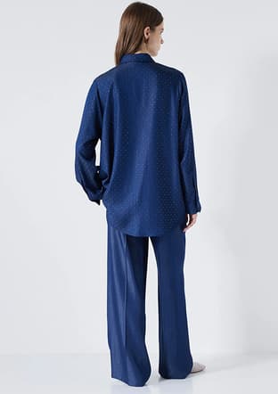 Is1240003215 Kadın Lacivert Pantolon - 4